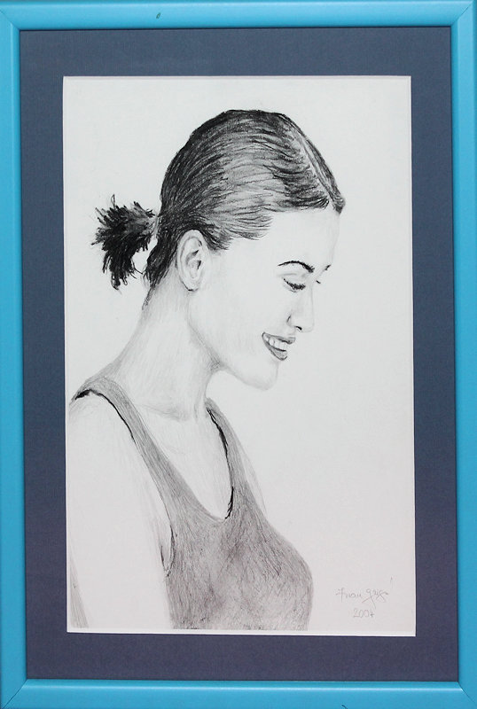 Branka 2 - portrait, pencil