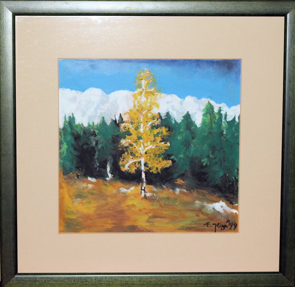 Birch, pastel