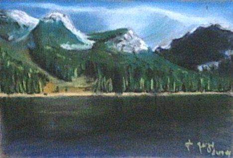 Jezero, pastel