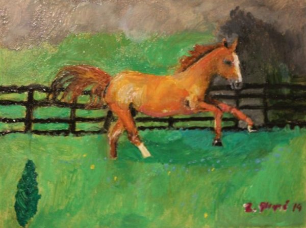 Horse, oil on canvas, 2014