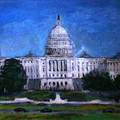 Capitol Building, pastel
