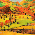 Autumn, oil on canvas