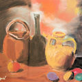 Still life, pastel