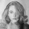 Portrait of a girl, pencil