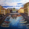 Trieste, oil on canvas