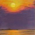 Sunset, pastel